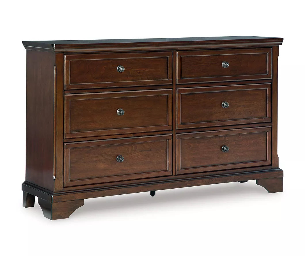 Trellington Brown 6-Drawer Dresser