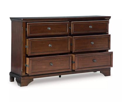 Trellington Brown 6-Drawer Dresser