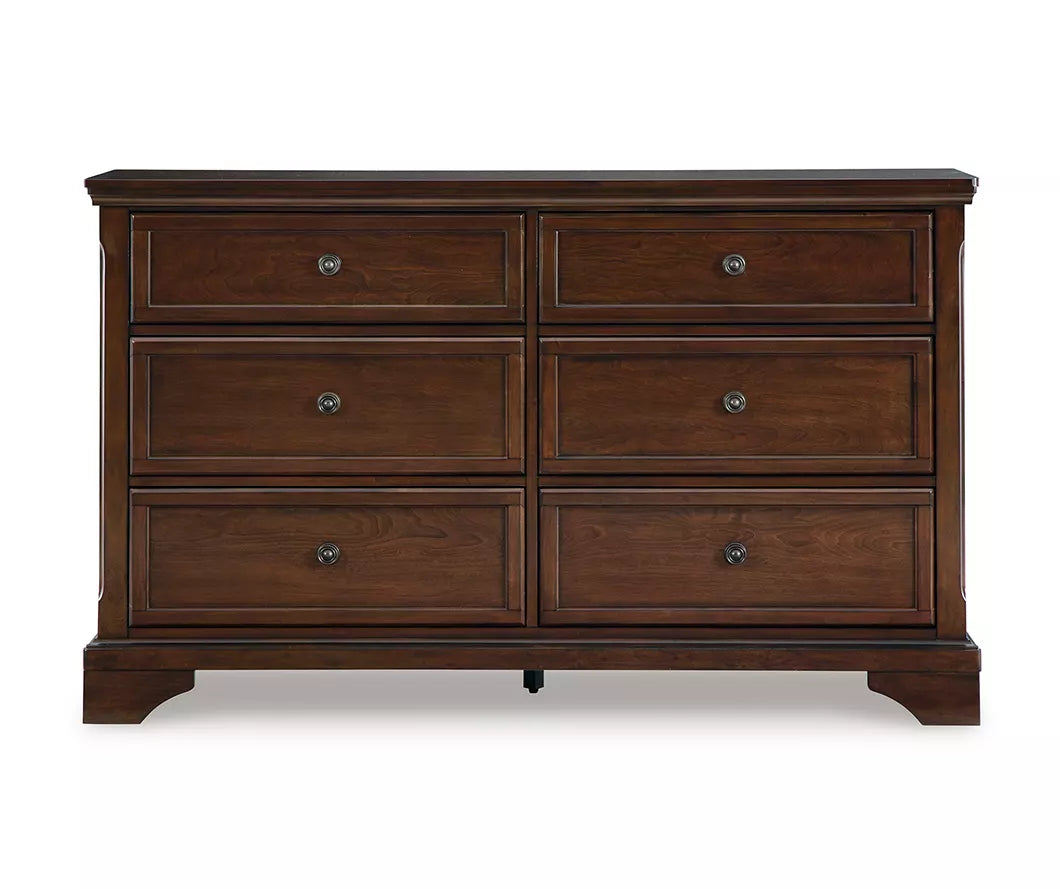 Trellington Brown 6-Drawer Dresser