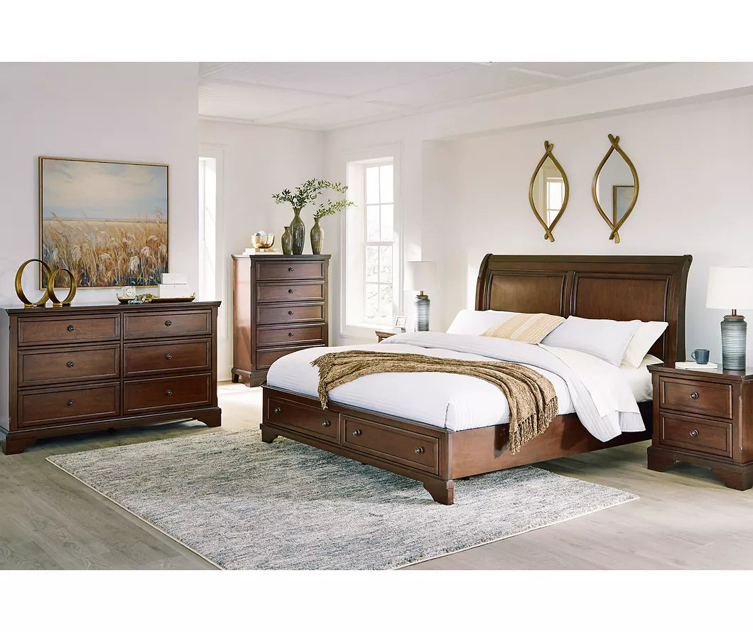 Trellington Brown 6-Drawer Dresser