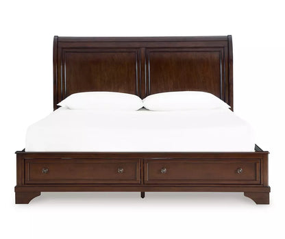 Trellington Queen Storage Sleigh Bed