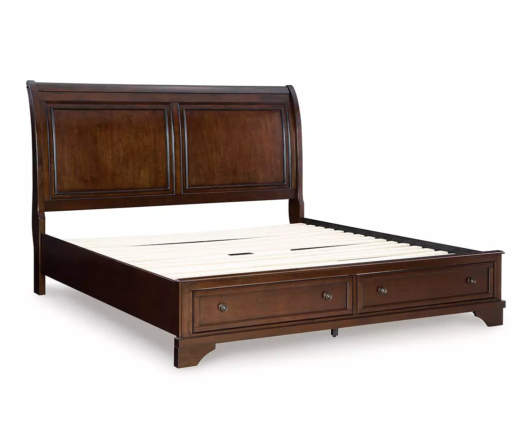 Trellington Queen Storage Sleigh Bed