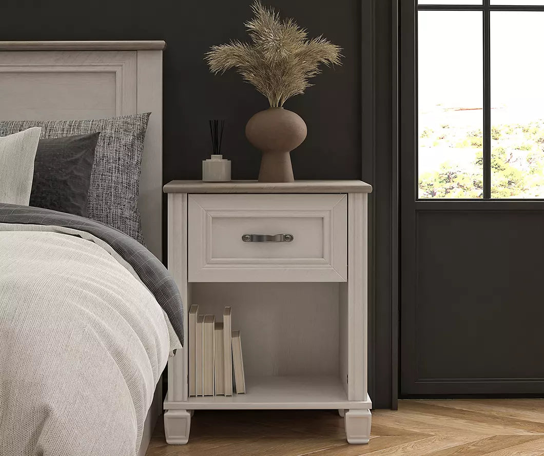 Hillview Ivory Oak Nightstand