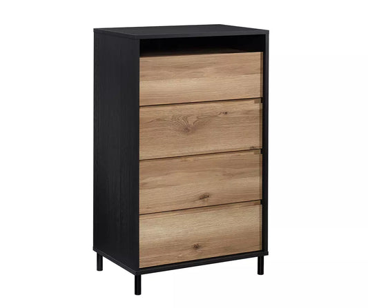 Acadia Way Raven Oak 4-Drawer Storage Chest