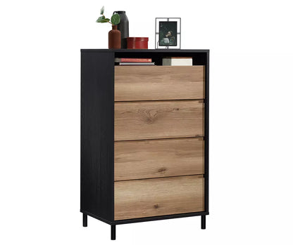 Acadia Way Raven Oak 4-Drawer Storage Chest